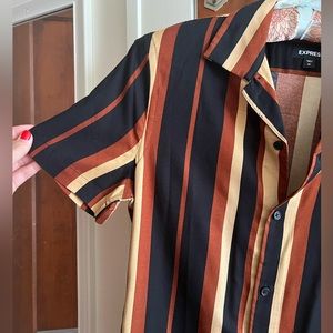 Express men’s striped button up. XS.
